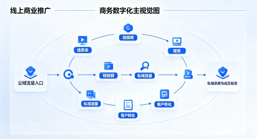 襄阳线上商业推广怎么做？全域流量闭环搭建与低成本转化实战指南